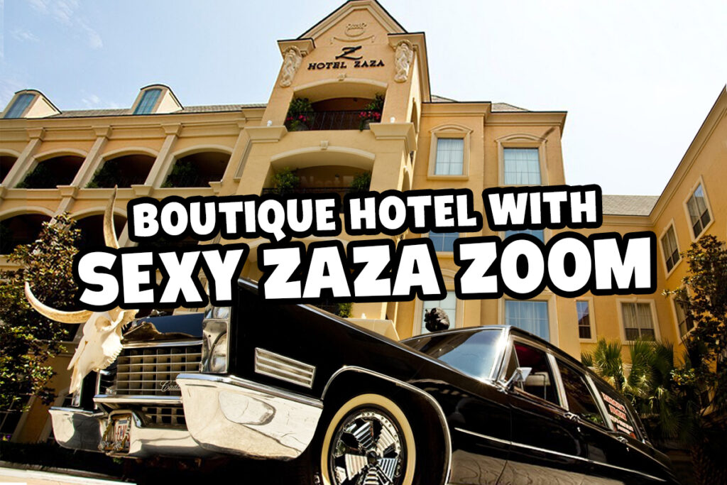 The Hotel Zaza in Dallas is a boutique hotel that really caters to the sexy couple side of the street. The hotel oozes sexy