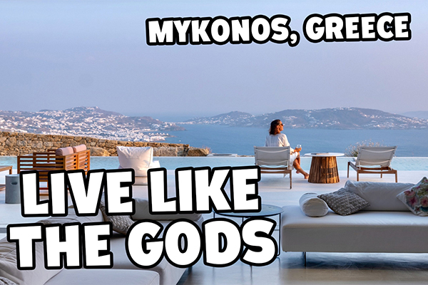 The Elusium Estate on the island of Mykonos in Greece is more than special, it is unique. One of the best villas in the cyclades.